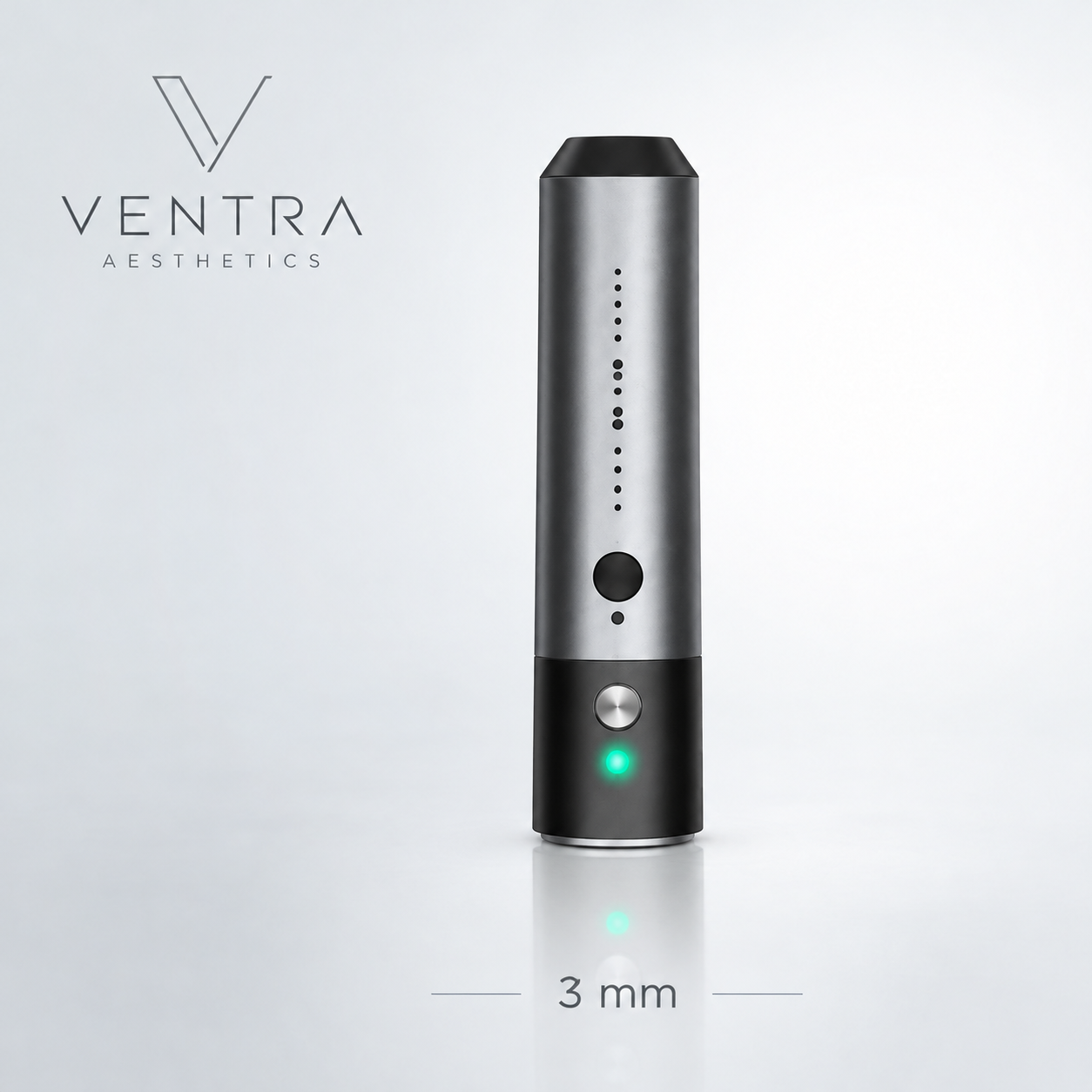 Branded visualisation of the 3.0 mm ULTRA GUN probe